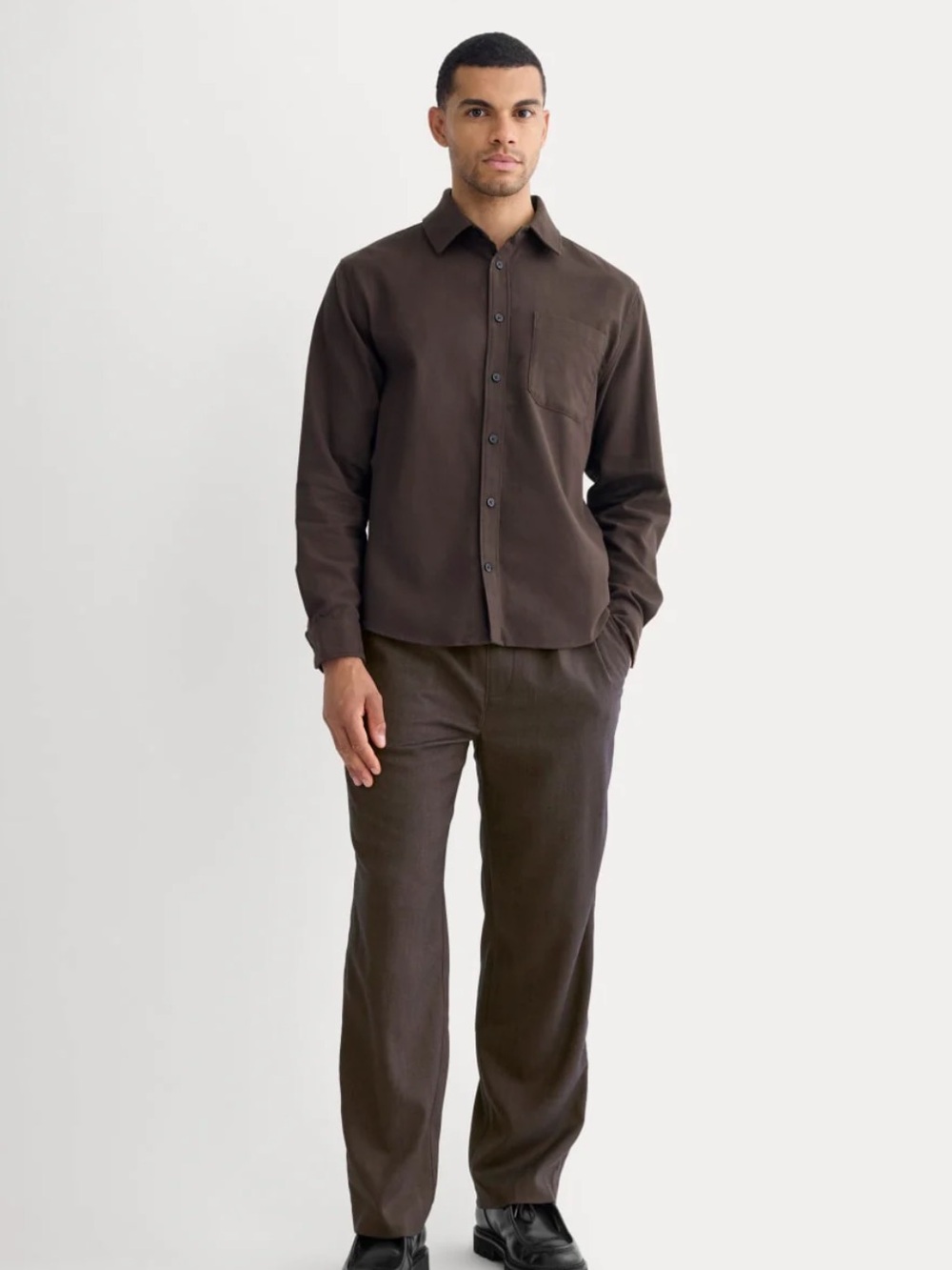 ✨ EVERLANE BRUSHED FLANNEL BUTTON-DOWN ✨